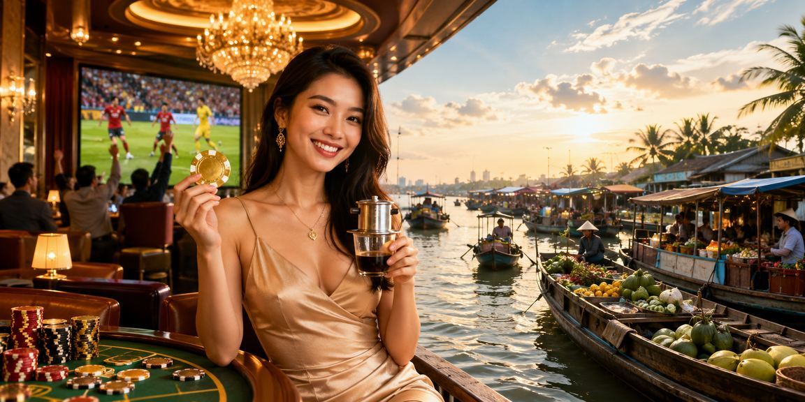 Người chơi Cần Thơ tham gia casino trực tuyến trong không khí quán cà phê