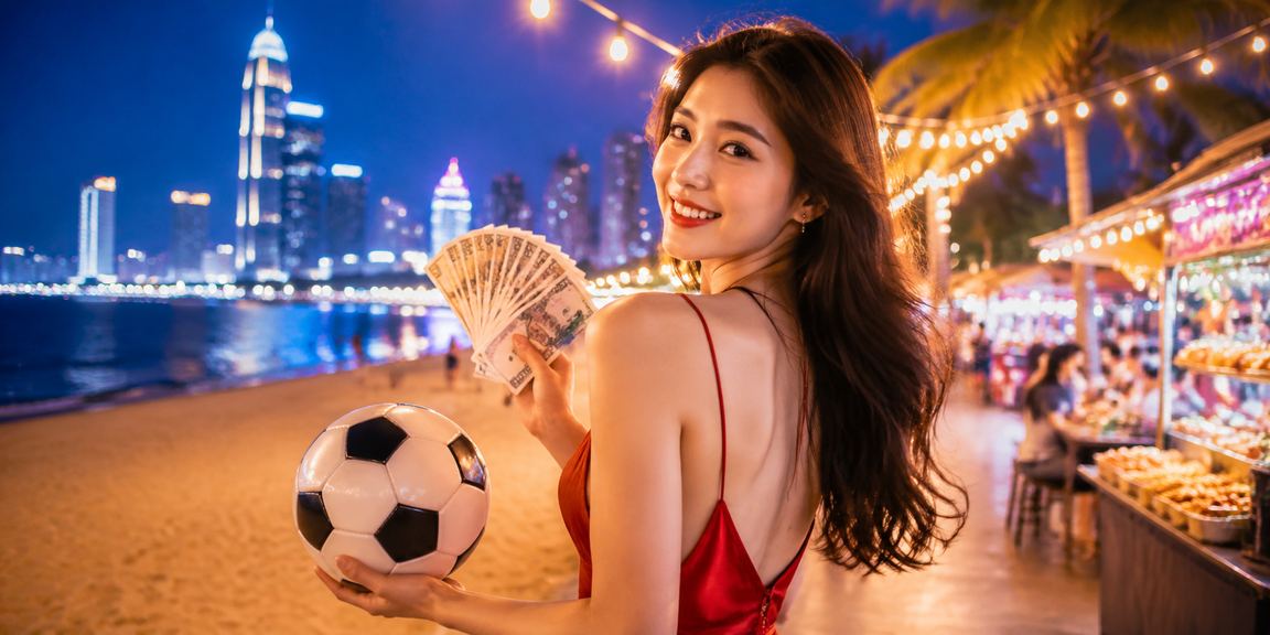 Khung cảnh chợ đêm Đà Nẵng – người dùng theo dõi game và cá cược trực tuyến