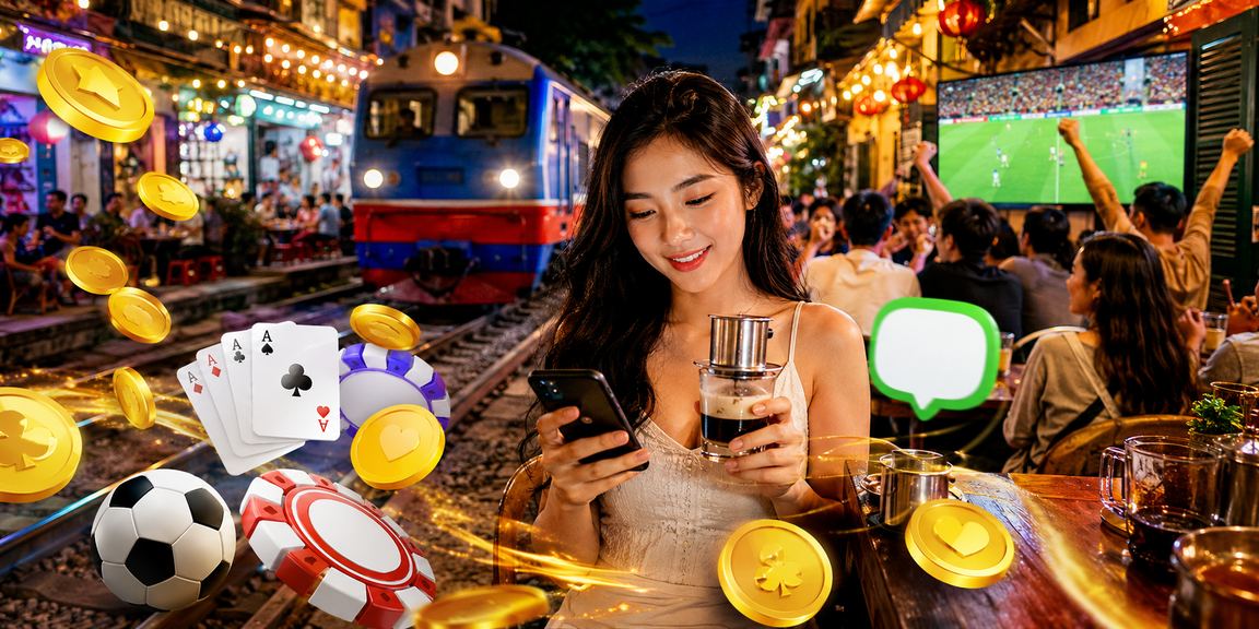Người chơi Hà Nội theo dõi kèo thể thao tại quán cà phê