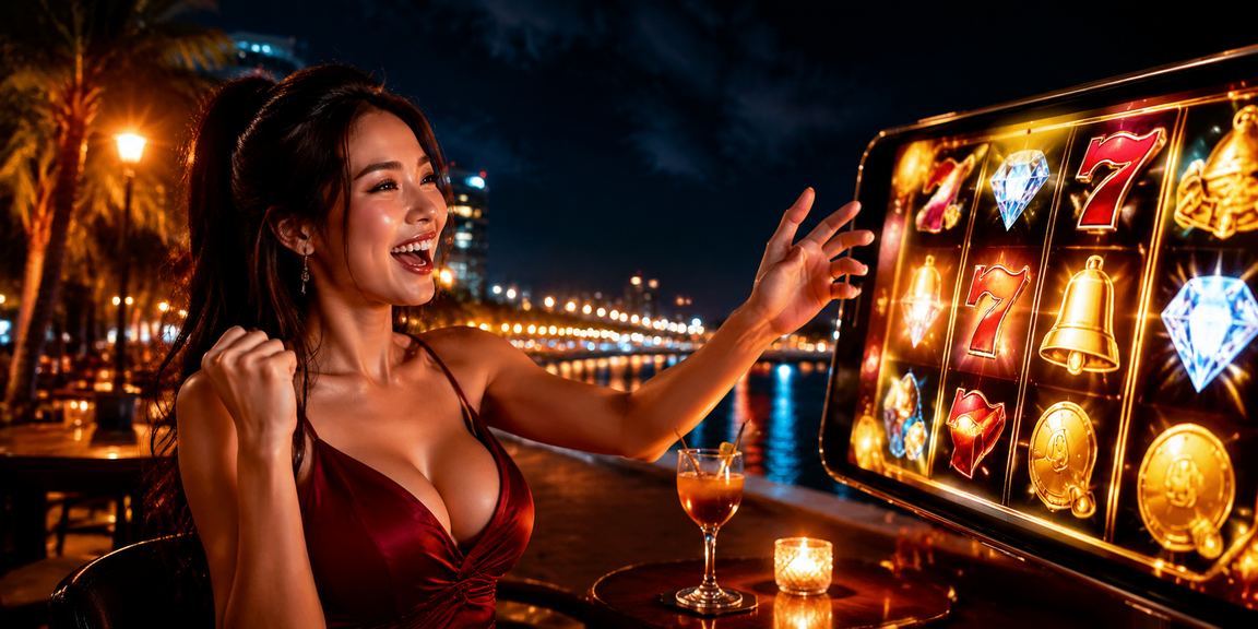 Người dùng Sài Gòn thử Slots trực tuyến trong quán cà phê buổi tối